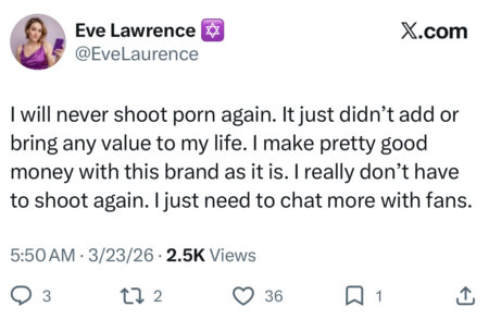 Bat Shit Crazy Eve Lawrence Is Back!! No Wait, She’s Not Back! She’s Never Coming Back! Oh NVM She’s Back @EveLaurence Part 1